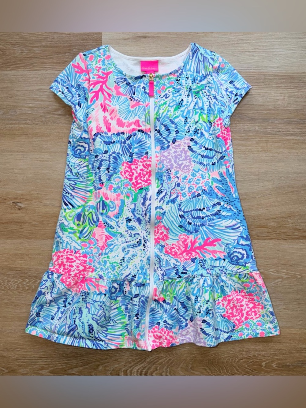 Lilly Pulitzer Girls Nautical Print Swim Coverup
